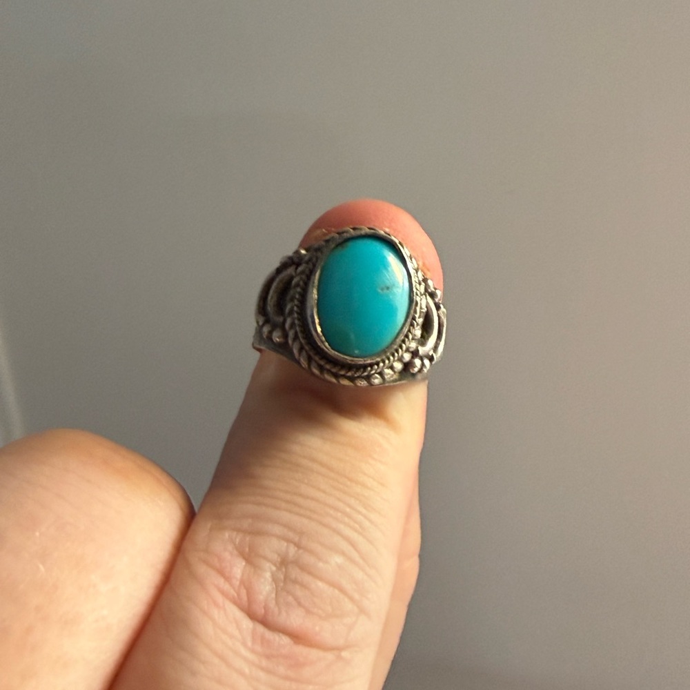 Turquoise Silver Ring